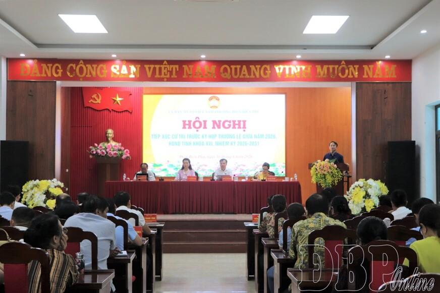 Tiếp xúc cử tri trước kỳ họp thường lệ giữa năm 2026