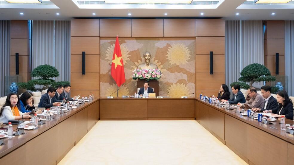 Tổng Thư ký Quốc hội, Chủ nhiệm VPQH Lê Quang Mạnh chủ trì Họp Ban Thường vụ Đảng uỷ VPQH và Lãnh đạo VPQH