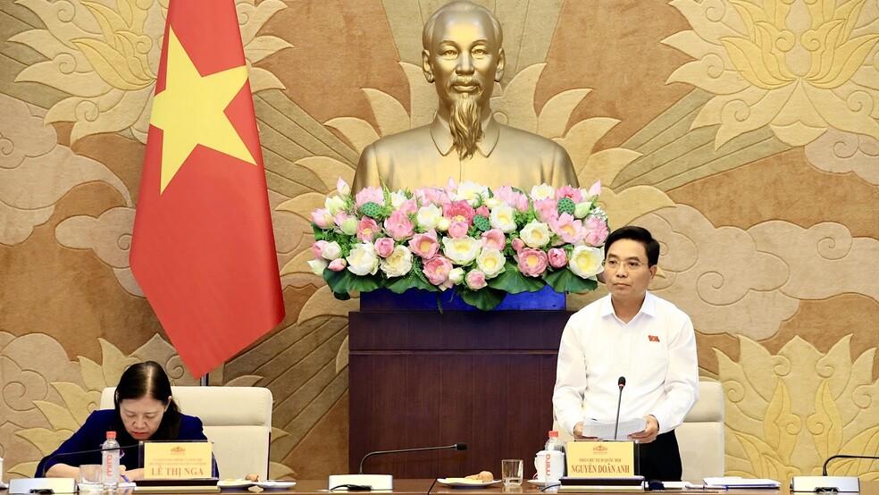Phó Chủ tịch Quốc hội, Thượng tướng Nguyễn Doãn Anh làm việc với Thường trực Ủy ban Dân nguyện và Giám sát về công tác dân nguyện