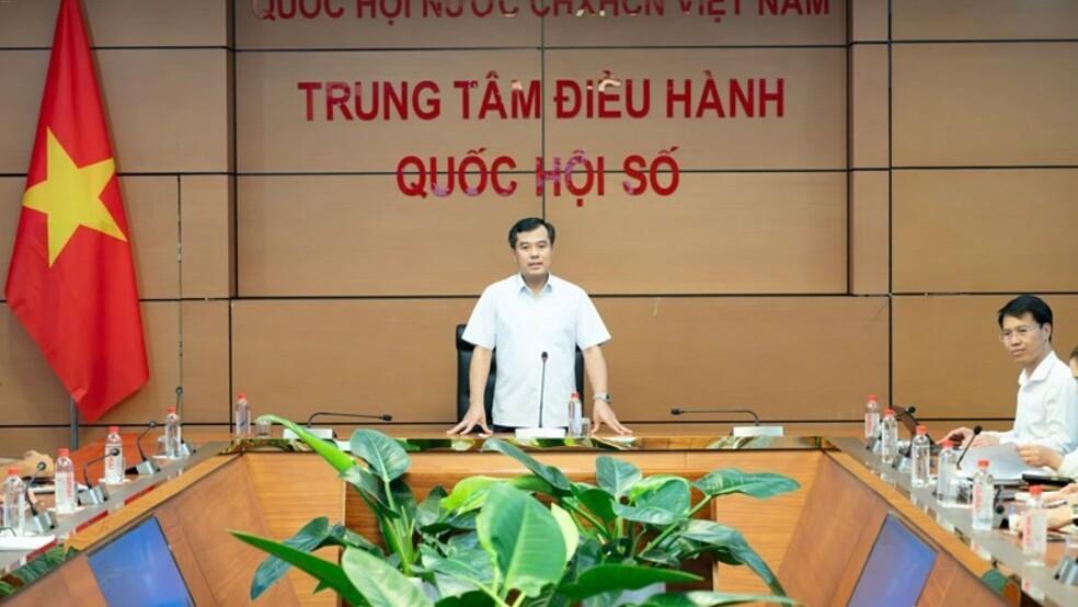 Phó Chủ nhiệm Văn phòng Quốc hội Nguyễn Mạnh Hùng chủ trì tập huấn giới thiệu Kho dữ liệu dùng chung Q-Data