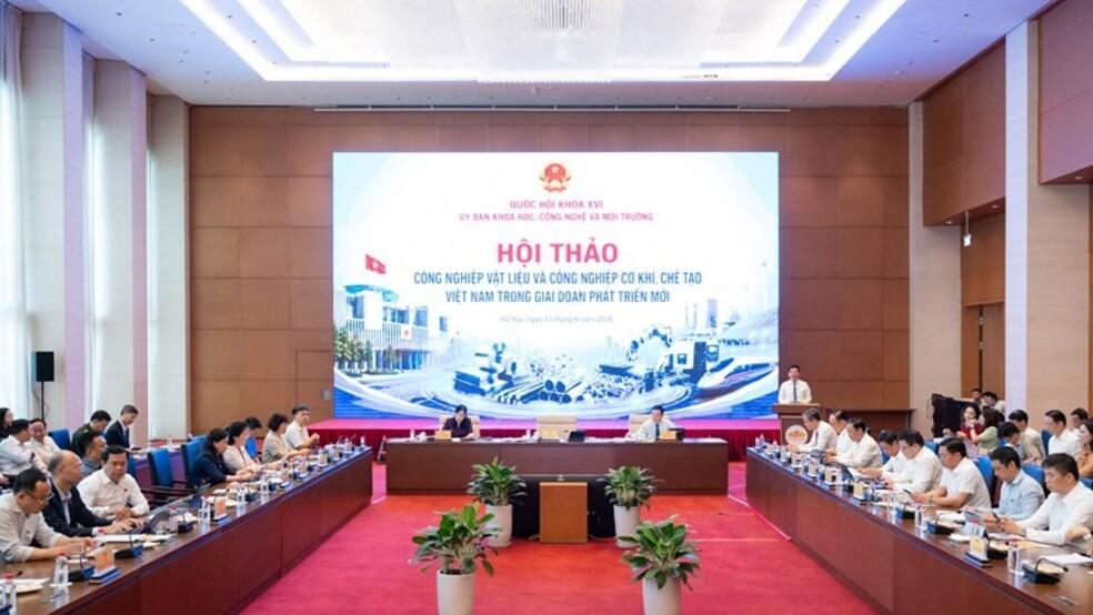 Sớm xây dựng, ban hành Chiến lược quốc gia về phát triển công nghiệp vật liệu và công nghiệp cơ khí, chế tạo