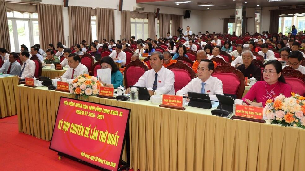 Khai mạc kỳ họp chuyên đề lần thứ nhất HĐND tỉnh Vĩnh Long khóa XI, nhiệm kỳ 2026 – 2031