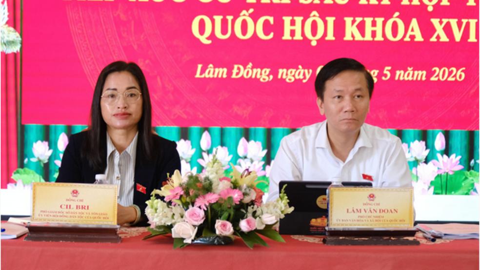 ĐBQH Lâm Đồng tiếp xúc với cử tri xã Phúc Thọ Lâm Hà