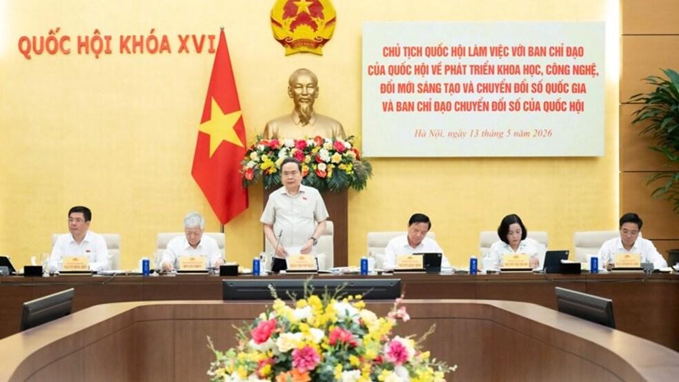 Chủ tịch Quốc hội chủ trì cuộc làm việc với Ban Chỉ đạo của Quốc hội về phát triển khoa học công nghệ, đổi mới sáng tạo