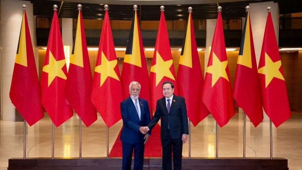 Chủ tịch Quốc hội Trần Thanh Mẫn hội kiến Thủ tướng Cộng hòa Dân chủ Timor-Leste