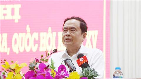 PHÓ CHỦ TỊCH THƯỜNG TRỰC QUỐC HỘI TRẦN THANH MẪN TIẾP XÚC CỬ TRI TẠI HẬU GIANG