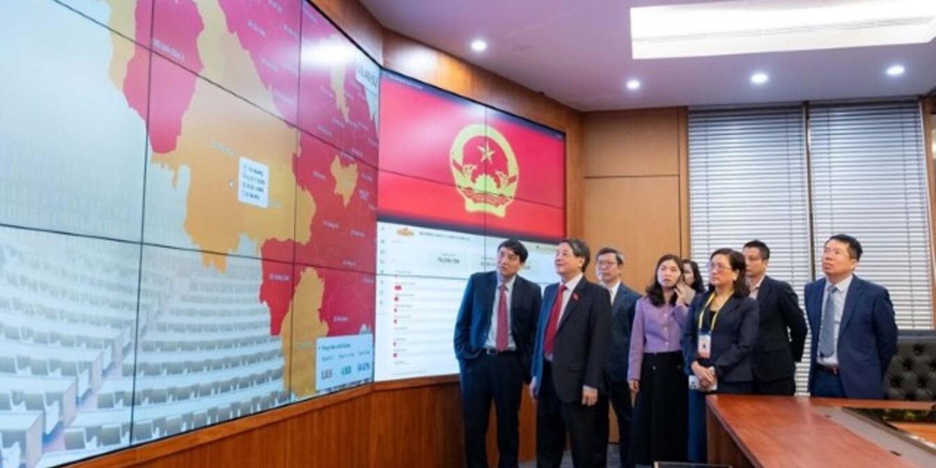 Phó Chủ tịch Quốc hội Nguyễn Đức Hải kiểm tra công tác đảm bảo thông tin tuyên truyền tại Nhà Quốc hội