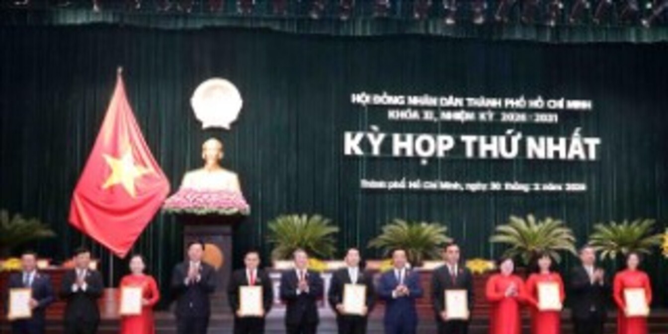 Khai mạc Kỳ họp thứ nhất Hội đồng nhân dân TP Hồ Chí Minh nhiệm kỳ 2026-2031