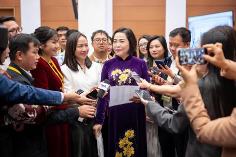 Phó Chủ tịch Quốc hội Nguyễn Thị Thanh: Ngày bầu cử thực sự là "Ngày hội non sông"