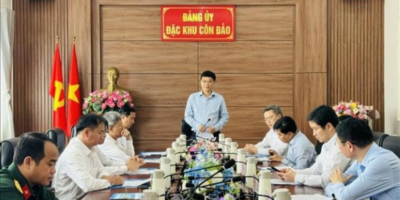 Phó Chủ tịch Quốc hội Vũ Hồng Thanh thăm và làm việc tại đặc khu Côn Đảo