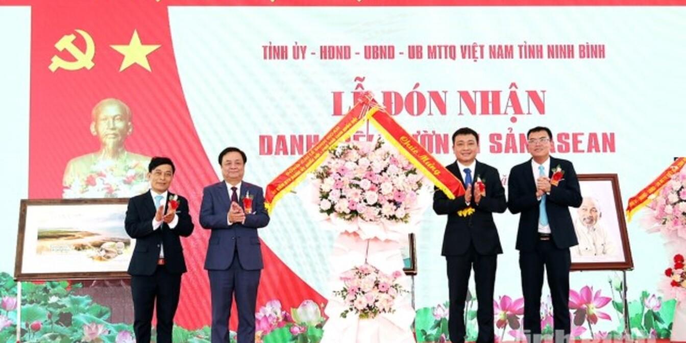 Phó Chủ tịch Quốc hội Lê Minh Hoan dự Lễ đón nhận danh hiệu Vườn di sản ASEAN của Vườn quốc gia Xuân Thủy