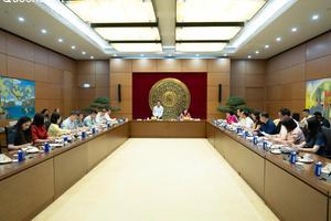 Phó Chủ tịch Quốc hội, Thượng tướng Nguyễn Doãn Anh làm việc với Thường trực Ủy ban Dân nguyện và Giám sát của Quốc hội