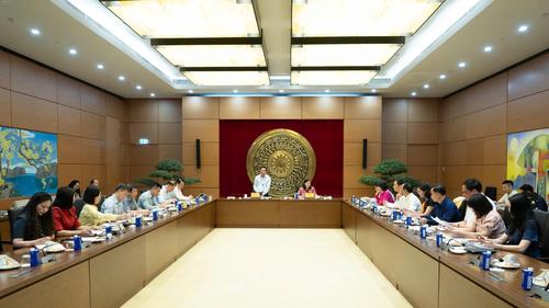 Phó Chủ tịch Quốc hội, Thượng tướng Nguyễn Doãn Anh làm việc với Thường trực Ủy ban Dân nguyện và Giám sát của Quốc hội