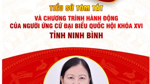 Tiểu sử tóm tắt và Chương trình hành động của Phó Chủ nhiệm Thường trực Ủy ban Dân nguyện và Giám sát của Quốc hội Lê Thị Nga